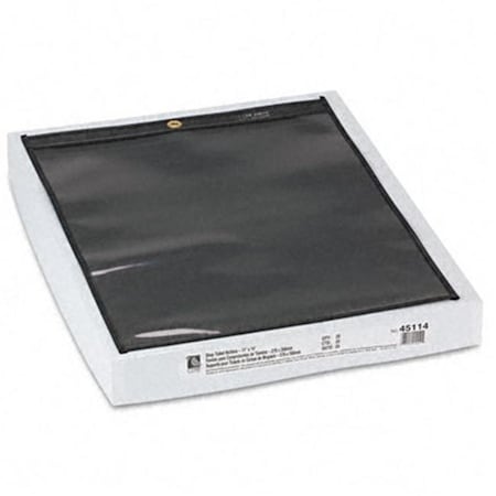 C-Line Products, Inc C-Line 45114 Shop Ticket Holders 11 x 14 Clear Front with Black Pressboard Back 25/box 45114